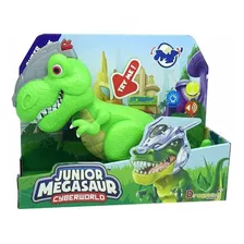 Junior Megasaur Cyberworld T-rex Comilão Verde F0017-6 Fun