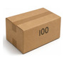 100 Caixas De Papelão 16x11x6 Sedex Pac E-commerce Marrom-claro
