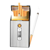 Cigarrera Con Encendedor ElectrÃ³nico Usb Arco Plasma 2 Es 1