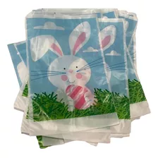 20 Bolsas Para Huevitos Conejo Pascua Resurrección Cotillón