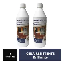 Kit 2 Ceras Resistentes Restauradora Para Piso De Madeira 1l