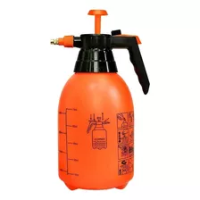 Rociador Pulverizador De Agua Regador Plantas Presion 2 Ltr Color Naranja