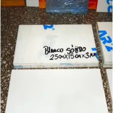 Lamina De Acrílico Blanco Solido 3mm 25cmx15cm Cortada Laser