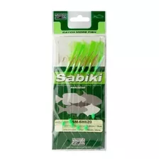 Sabiki Verde Marine Sports N°8 Anzol Isca Pesca Mar Praia