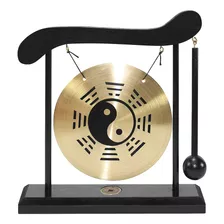 Mini Desktop Gong Table Wind Chime Instrumentos De Percussão