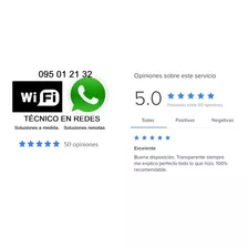 Técnico Redes Wifi Wireless Inalámbricas Instalación Routers