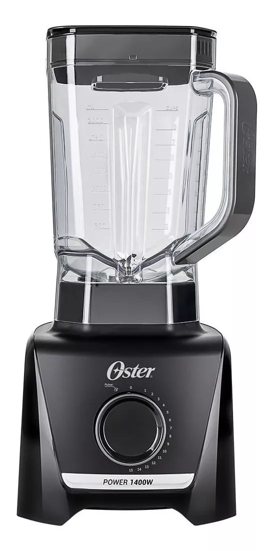 Liquidificador Oster 1400 Full Oliq610 3.2 L Preto Com Jarra De Plástico 127v