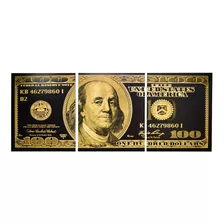 Cuadro Decorativo Dólar Gold 