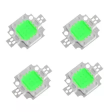 4 Peças Led 10w Verde Aquário Decoração Refletor