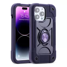 Funda Protectora Para iPhone 14 Pro Max - Violeta Oscuro