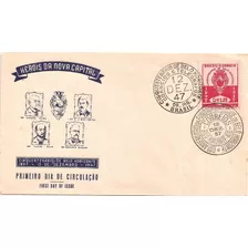 Fdc Com Cbc 1947 E 1957 Selo 236 Belo Horizonte 50 Anos