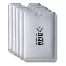 Protector Tarjetero Funda Tarjeta Rfid Antirrobo Aluminio X5