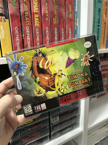 Timon E Pumbaa Snes Super Nintendo 100% Original Completo