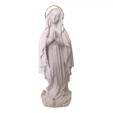 Imagem Nossa Senhora De Lourdes 20cm Pó De Mármore