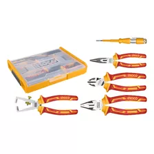 Set Organizador + 5 Herramientas Aisladas P Electricista Ing