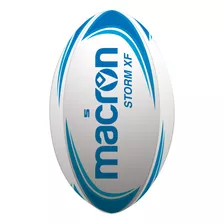 Balón Rugby Macron Storm Xf Blanco-azulino T4