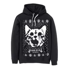 Ugly Sudadera Hombre Capucha - Hellcat Gato