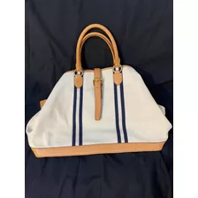 Bolso De Lona Ralph Lauren Casi Nuevo Original