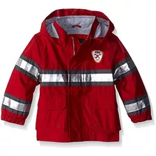 London Fog Baby Boys Little Man Slicker Raincoat, Fireman Re