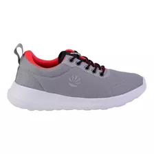 Zapatillas Kioshi Hiro Gris Coral Mujer Talles #35 A #40