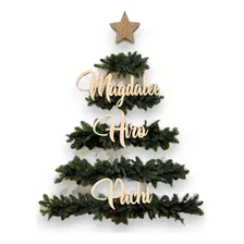 Nombres Personalizados Para Árbol Navideños 12 Pz