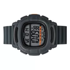 Reloj Timex Command Tw5m26700 Digital Shock Diver 50 Laps Color De La Malla Gris Oscuro Color Del Bisel Gris Oscuro Color Del Fondo Gris