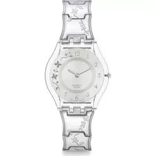 Reloj Swatch Ss08k100g Extra Plano Dama 100% Original Color De La Correa Plateado