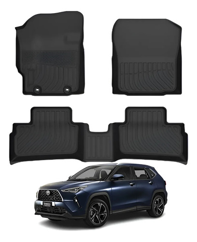 Cubre Pisos Calce Perfecto Toyota Yaris Cross - 3 Piezas