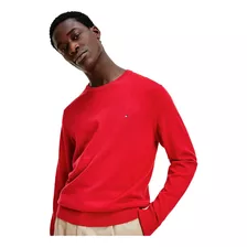 Suéter Tommy Hilfiger Masculino Signature Crewneck Vermelho