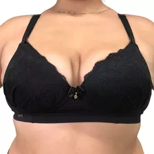 Sutiã Plus Size Para Amamentação Bojo Rendado 46 A 56 - 7009