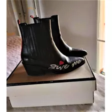 Botas Ricky Sarkany - Negras - En Caja - Como Nuevas