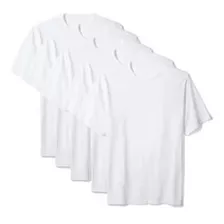 Kit De Camisetas Básicas - Branco - 5pçs . - Partb 1980205b