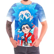 Camiseta Camisa Beyblade Burst Valt Aoi Desenhos Infantil 07