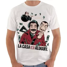 Camiseta Personalizada 100% Poliéster - La Casa De Aluguel