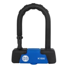 Candado U Lock Odis K1500 15x185mm Azul/negro Llave Mapa