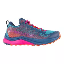 Tenis Trail Running La Sportiva Jackal 2 Azul Tormenta Mujer