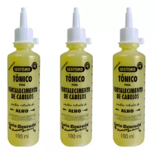 Kit Com 3 Tônico De Alho Gota Dourada 100ml - O Legítimo