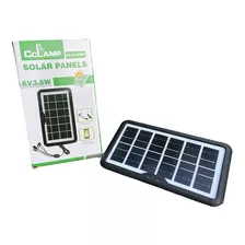 Panel Solar Viajero Cl-635 6v 3.5w Usb Múltiples Cabezales 