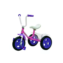 Triciclo Infantil Con Ruedas Macizas! El Mejor! (575) Rosa