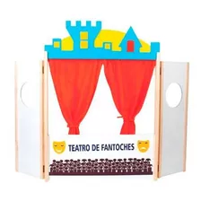 Brinquedos Educativos - Teatro De Fantoches 86x62x5cm