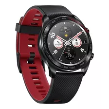 Smartwatch Honor Watch Magic 1.2 Caixa 42.8mm De Aço Inoxidável E Náilon Meteorite Black, Pulseira Preta Tls-b19