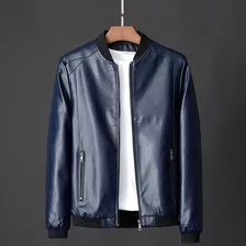 Abrigo De Chaqueta Casual De Moda De Motocicleta For Hombre