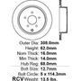 Balatas Semi Metlicas Del Nissan Quest 1993-2002 Trw