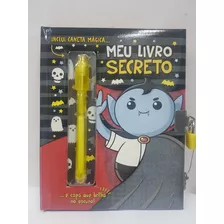 Meu Livro Secreto Diário Menino Com Caneta Mágica Preto