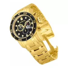 Relógio Invicta Pro Diver Black 100% Original Banhado A Ouro