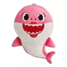 Pelucia Baby Shark Rosa Tubarao Musical Babyshark Promoção