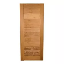 Folha De Porta De Madeira Maciça 2,10x0,72 Natural Oferta