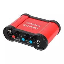 Interface De Áudio Usb Alctron U24-nano Canal Único Sj Cor Vermelho 110v/220v