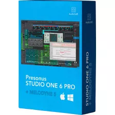 Studio One 6 Professional + Melodyne 5 + Suporte Win / Mac