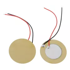 2 X Pastilha Transdutor Piezo Elétrico 35mm Aduino